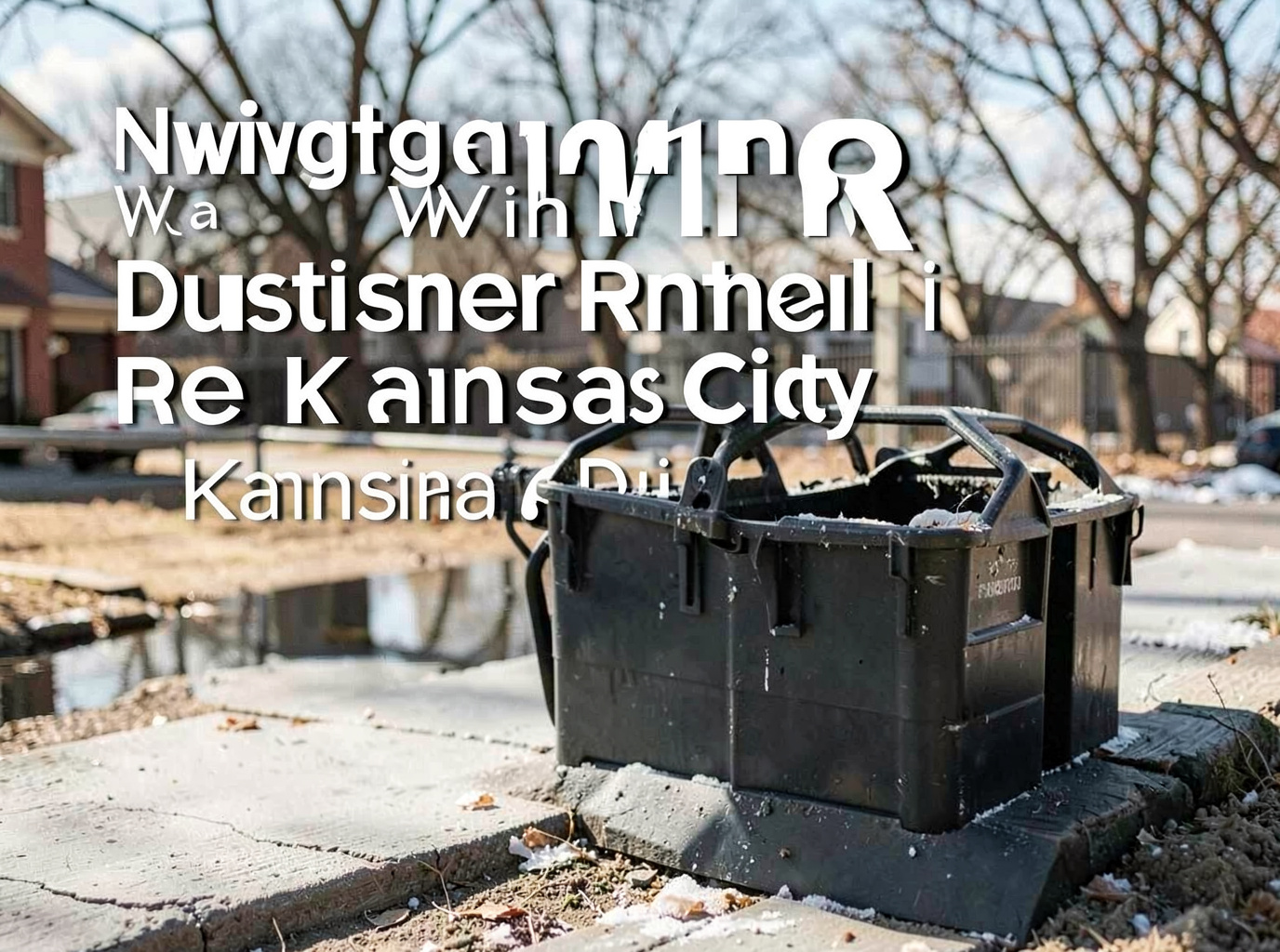 Navigating Winter Weather With a Dumpster Rental in Kansas City